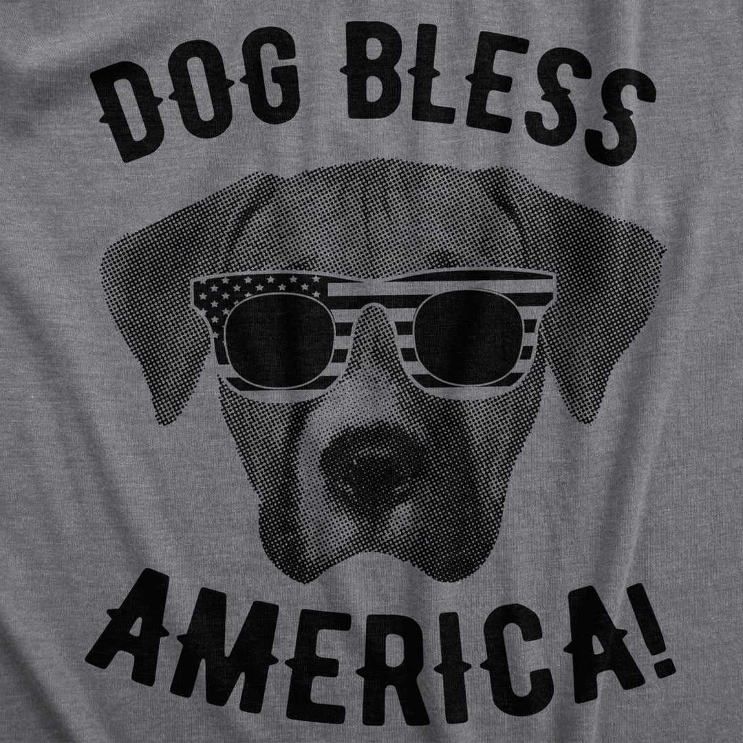 Dog Shirt Dog Bless America Shirt Funny 4th of July Patriotic Clothes For Puppy Image 2