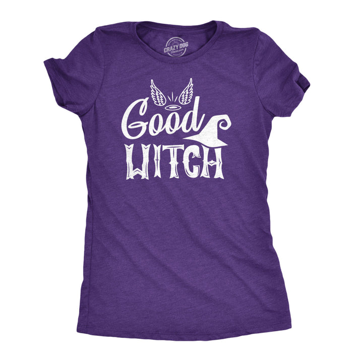 Womens Good Witch Tshirt Funny Halloween Movie Tee For Ladies Image 1