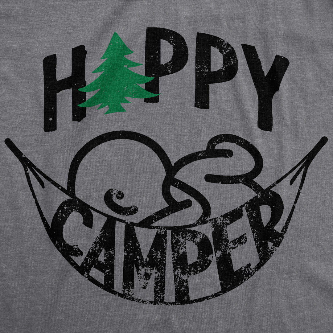 Maternity Happy Camper Tshirt Cute Pregnancy Cool Outdoors Baby Bump Tee Image 4