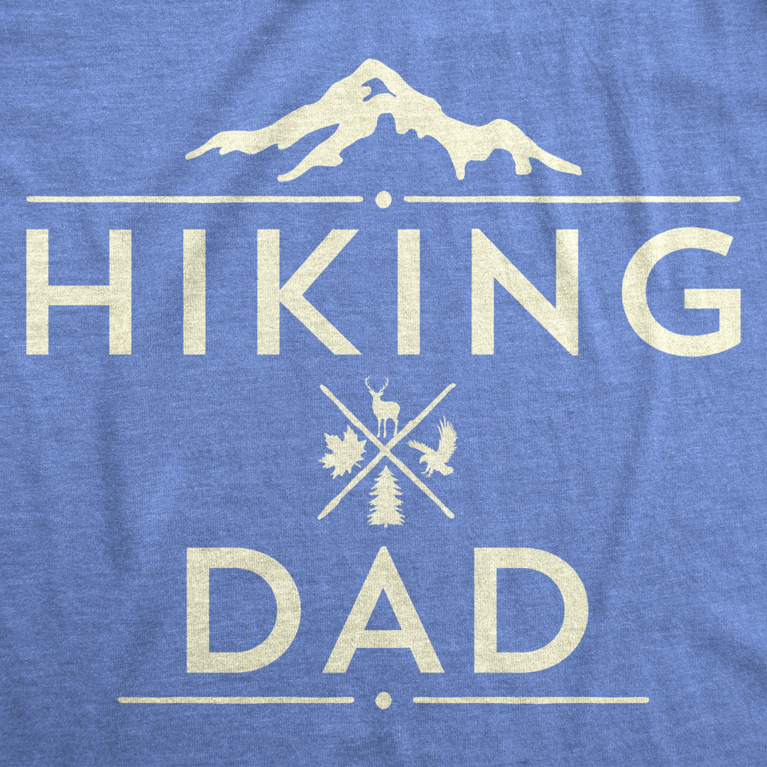 Mens Hiking Dad T Shirt Cool Camping Tee for Guys Cool Outdoors Tee Image 2