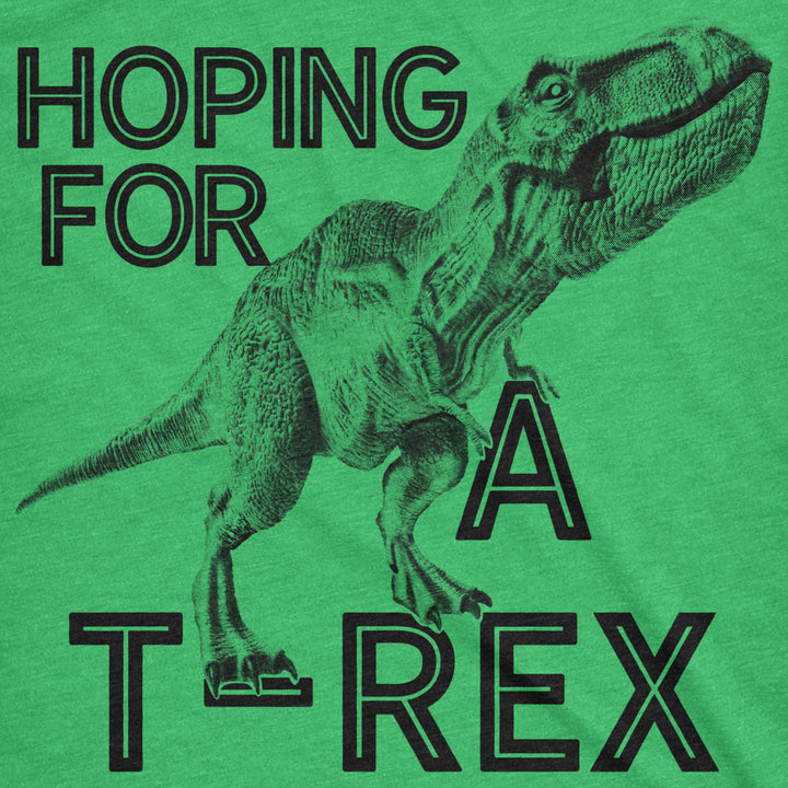 Maternity Hoping For A T-Rex Pregnancy T-Shirt Cute Funny Dinosaur Tee For Mom To Be Image 2