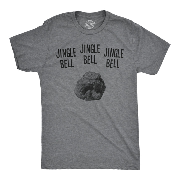 Mens Jingle Bell Rock Tshirt Funny Christmas Song Tee Image 1