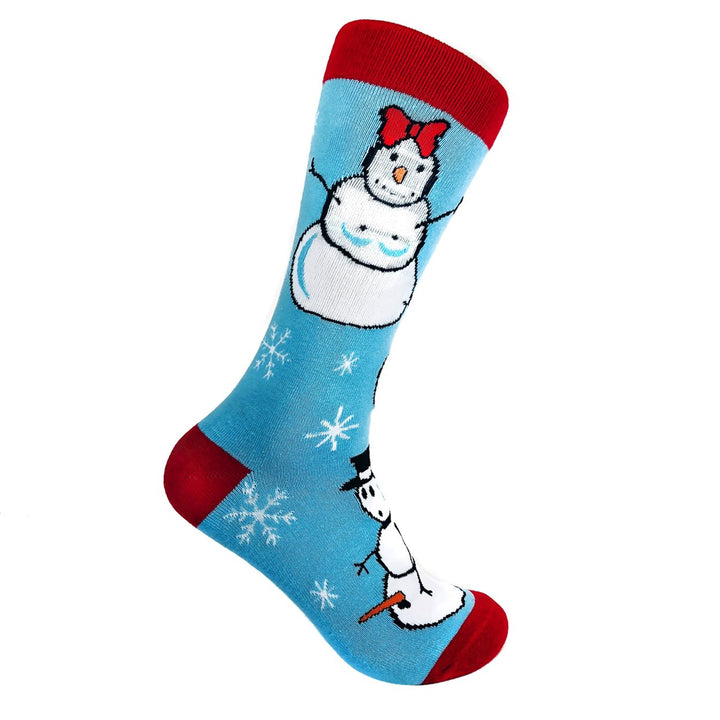 Snowman Holiday Adult Humor Funny Novelty Mens Christmas Socks Offensive Crazy Image 2