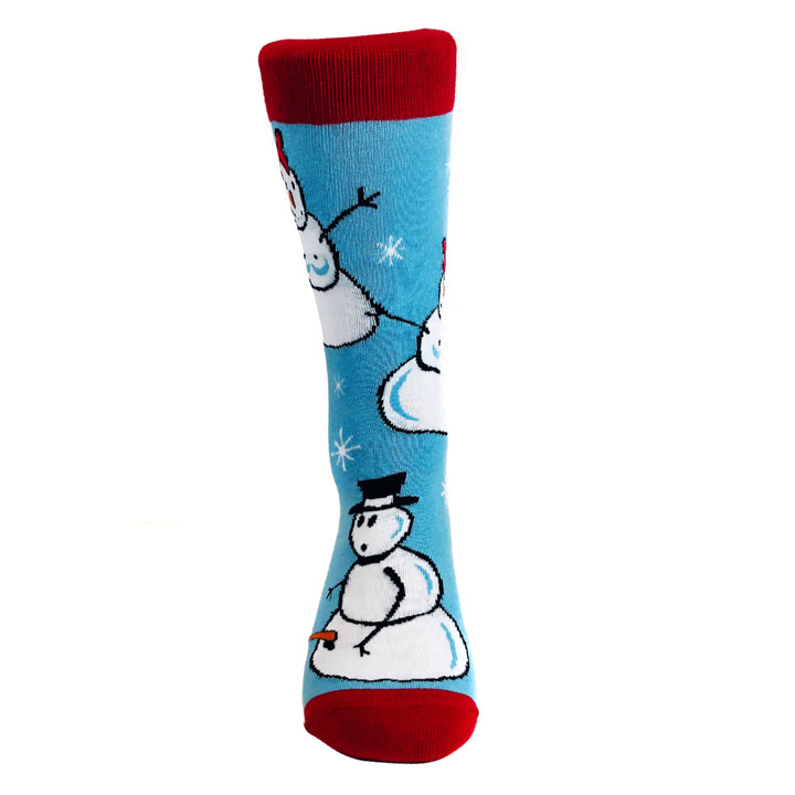 Snowman Holiday Adult Humor Funny Novelty Mens Christmas Socks Offensive Crazy Image 4