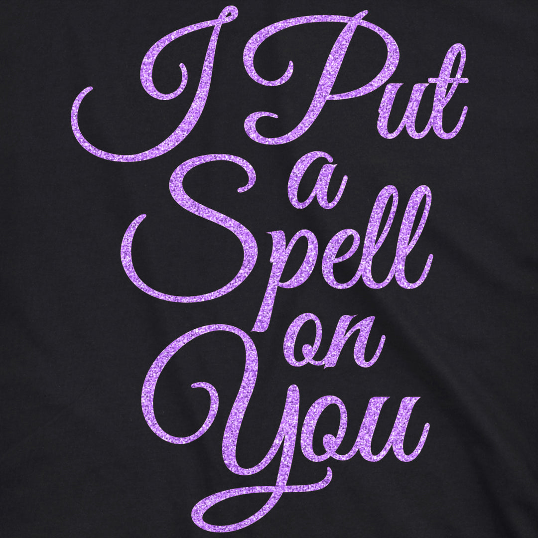 Womens I Put A Spell On You Tshirt Funny Halloween Movie Tee For Ladies Image 2