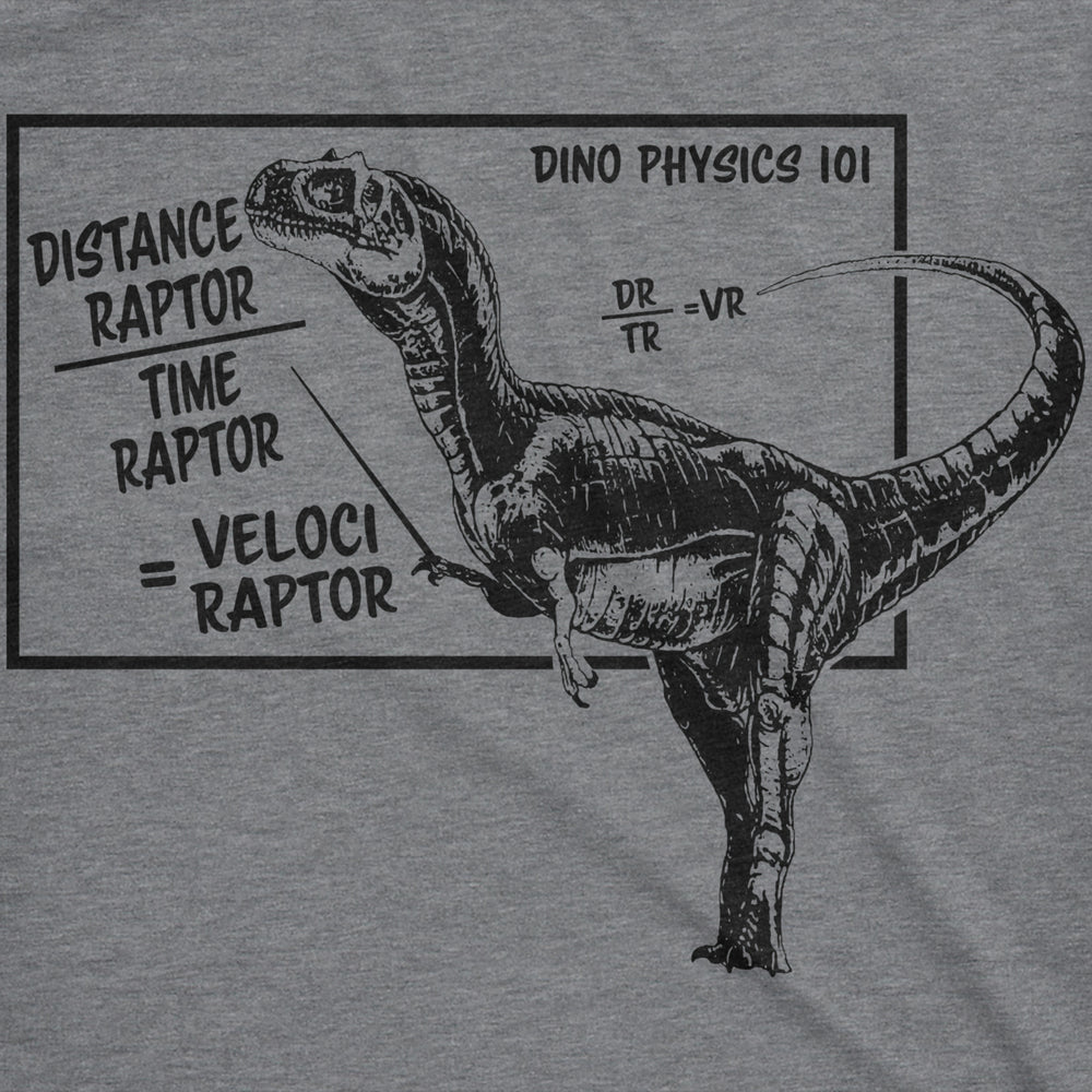 Womens Velociraptor T shirt Cute Funny Dinosaur Cool Graphic Tee For Ladies Image 2