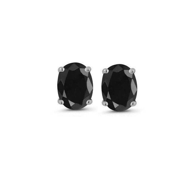3.44 CTTW Round Oval Halo Stud Earrings Cubic Zirconia Image 4
