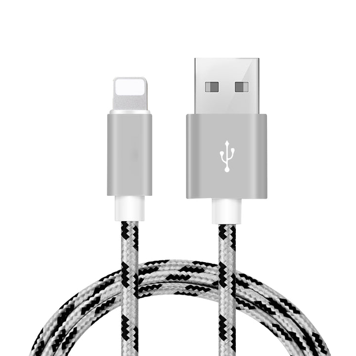 3-Pack: 10-ft. Durable Braided USB Charger Cord Cable for Apple iPhone 678 Image 8