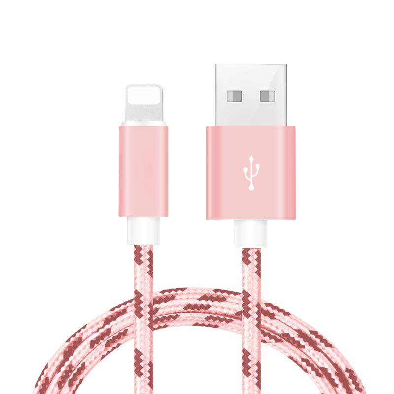 3-Pack: 10-ft. Durable Braided USB Charger Cord Cable for Apple iPhone 678 Image 7