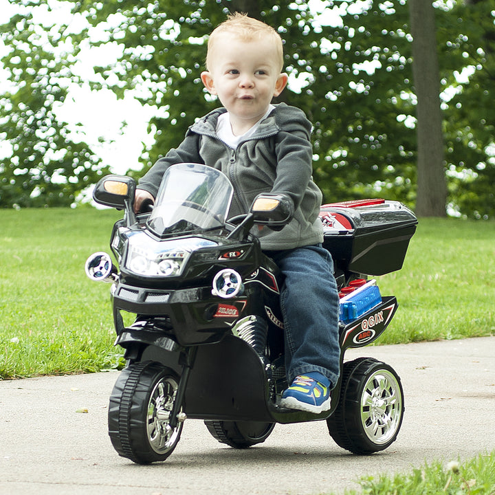 Kids 3-Wheel Battery-Powered Toy Sports BikeMult. Colors Image 4