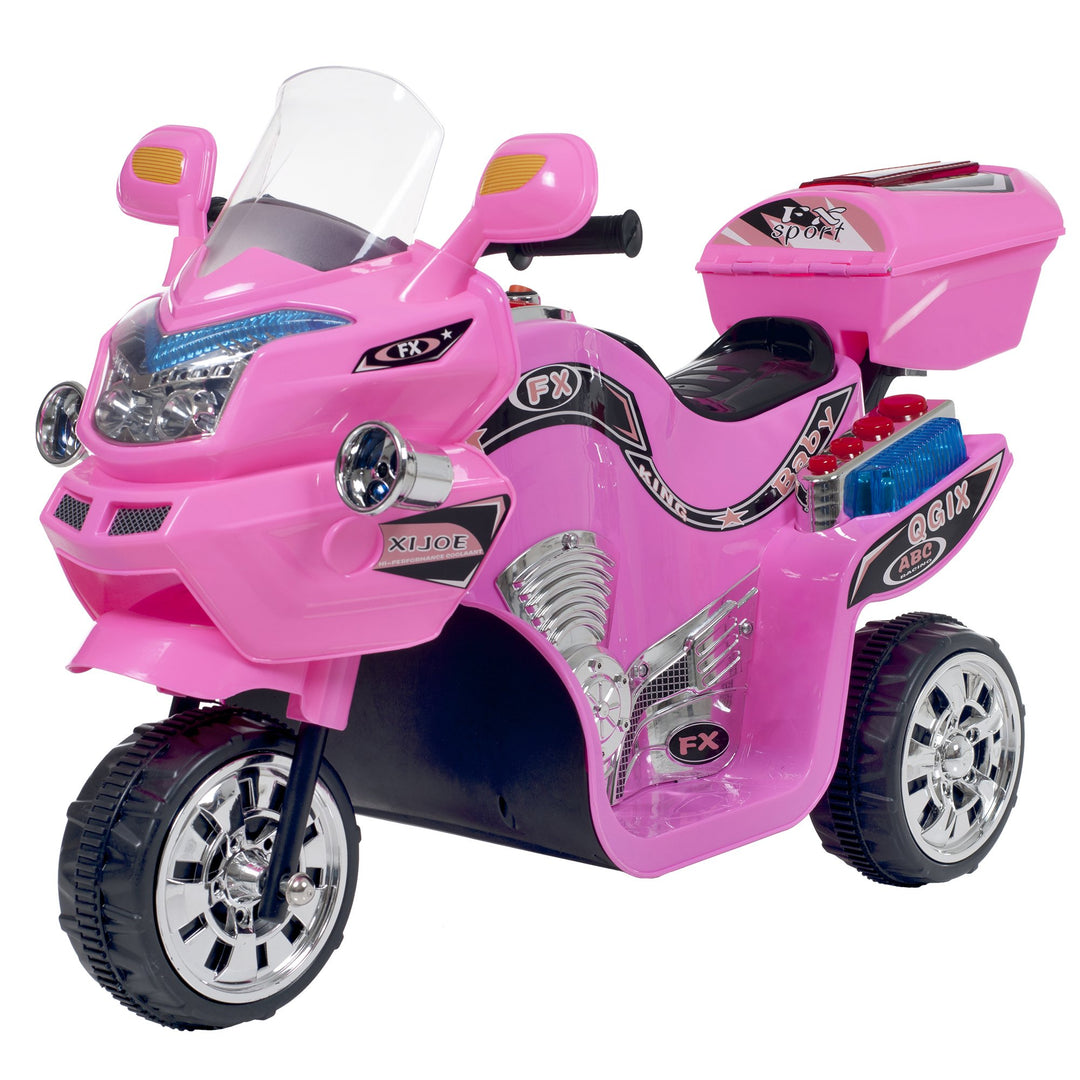 Kids 3-Wheel Battery-Powered Toy Sports BikeMult. Colors Image 1