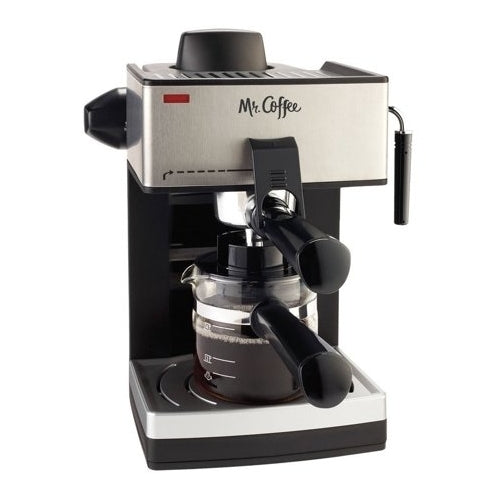 Mr. Coffee 4-Cup Steam Espresso System with Milk Frother Image 1