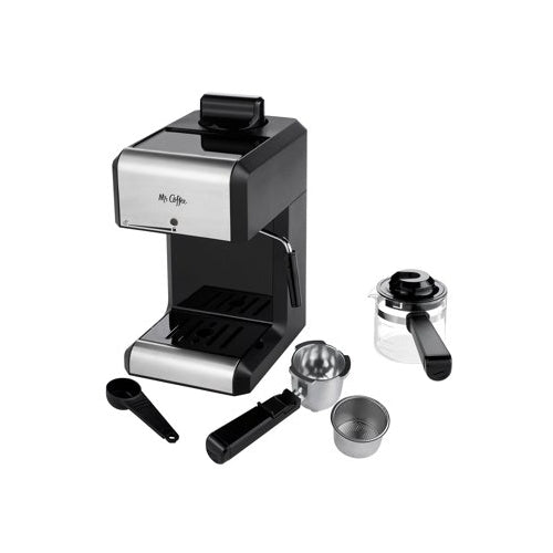 Mr. Coffee Caf 20-Ounce Steam Automatic Espresso and Cappuccino MachineSilver Image 1