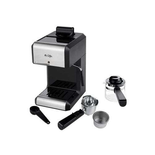 Mr. Coffee Caf 20-Ounce Steam Automatic Espresso and Cappuccino Machine Silver Image 1