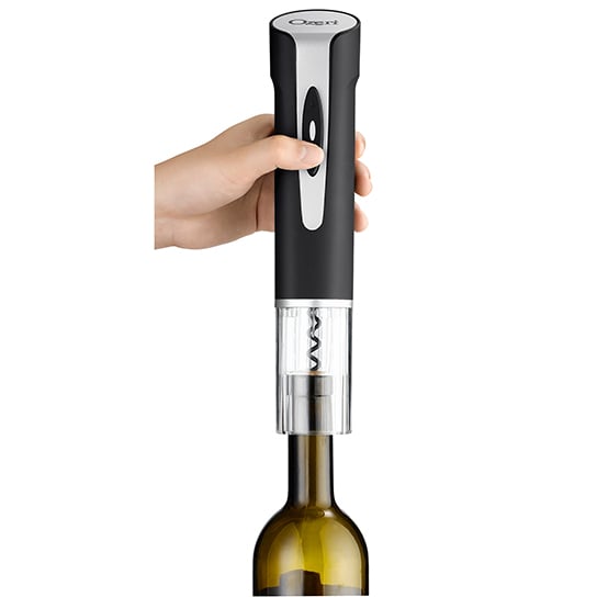 Ozeri Prestige II Electric Wine Bottle Opener Cordless with Foil Cutter Image 4