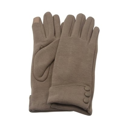 Womens Touchscreen-Compatible Fleece Gloves Image 4