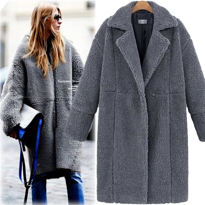 Long Sleeve Cashmere Coat Image 1