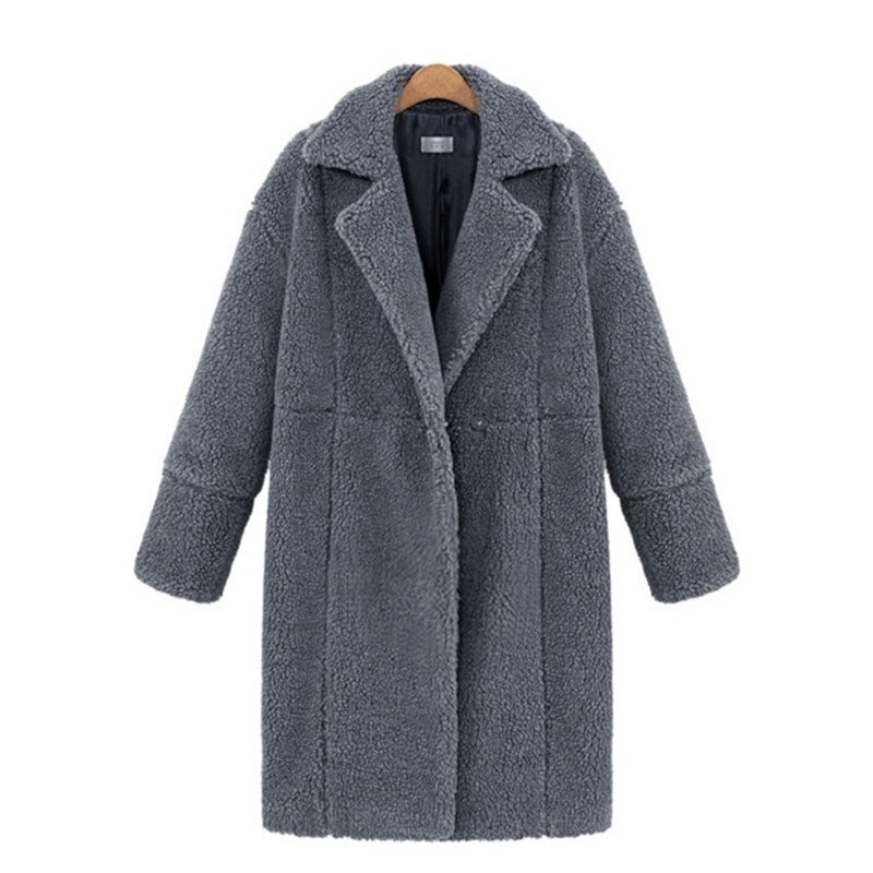 Long Sleeve Cashmere Coat Image 4