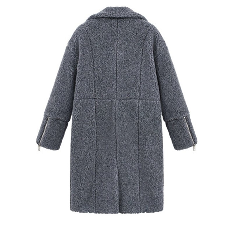 Long Sleeve Cashmere Coat Image 6