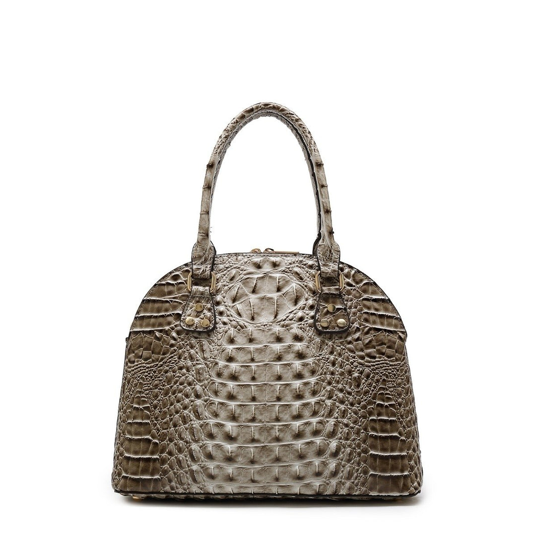 MKF Collection Staci Multi-Functional Shoulder Bag Embossed Satchel Handbag by Mia K. Image 4