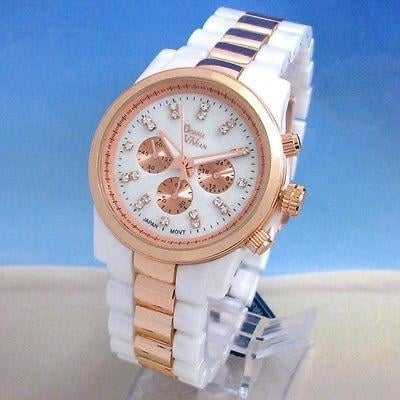 CLEARANCE SALE - Rose Gold White Pearl Bracelet Watch Image 4