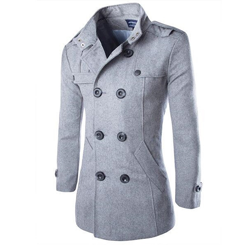 Wool Woolen Coat Coat Image 2
