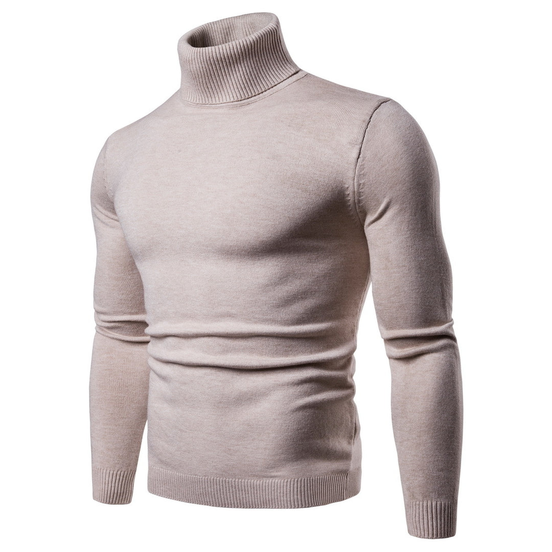 High Collar Mens Sweater Image 6