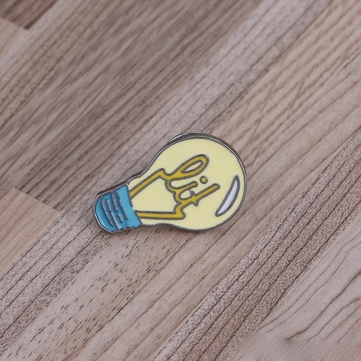 Its Lit Lightbulb Pin Image 2