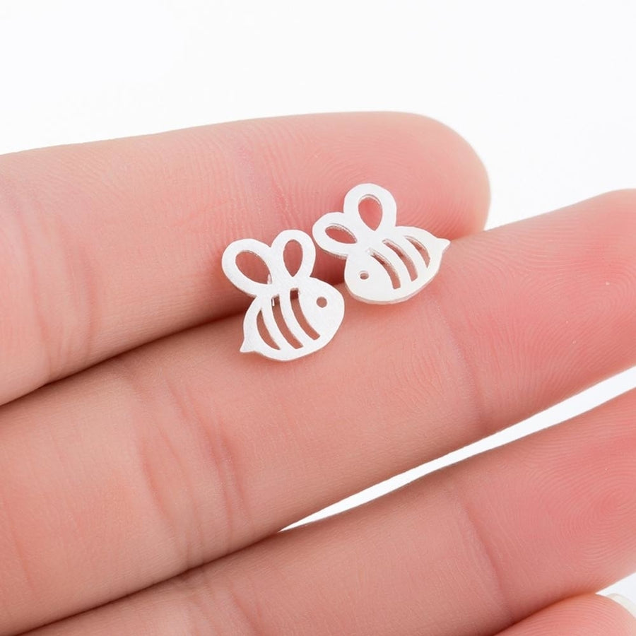 Honeybee Cut Out Earrings Bumblebee Summer best Image 1