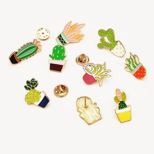 Little Plants Enamel Pins Image 3