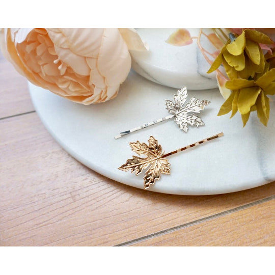 Maple Leaf Hair Pin Image 2