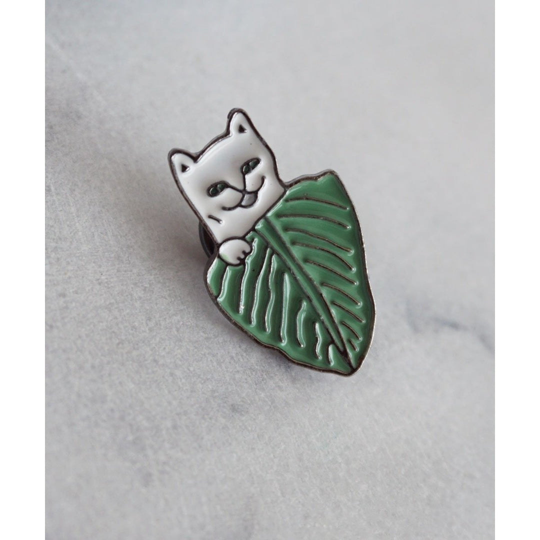 Middle Finger Sassy Cat Pin Image 6