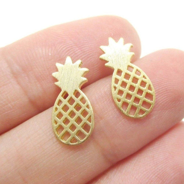 Pineapple Stud Earrings Image 1