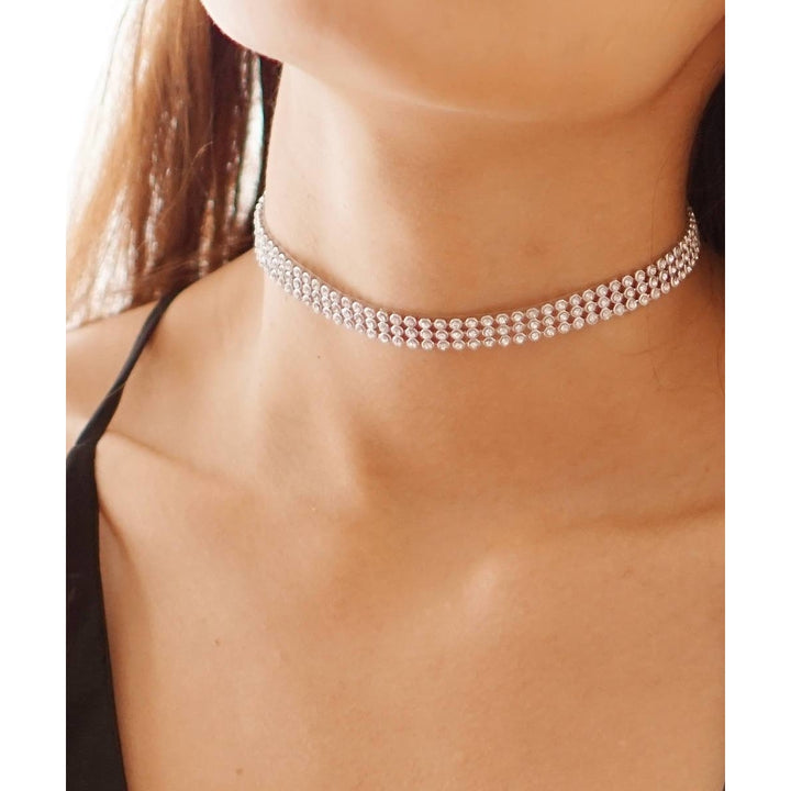 Thin Shimmer Choker Image 1