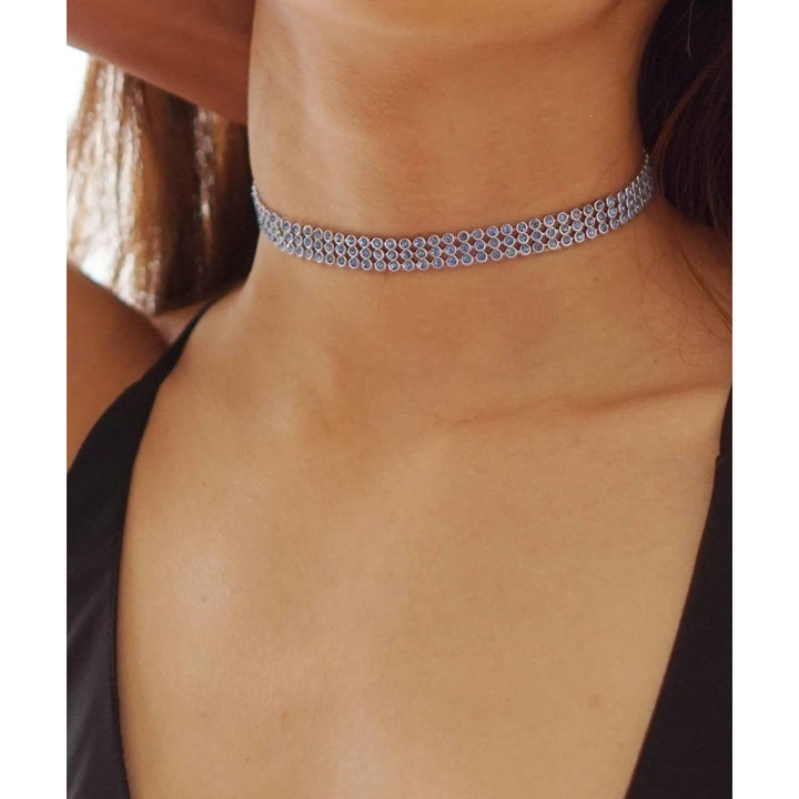 Thin Shimmer Choker Image 2