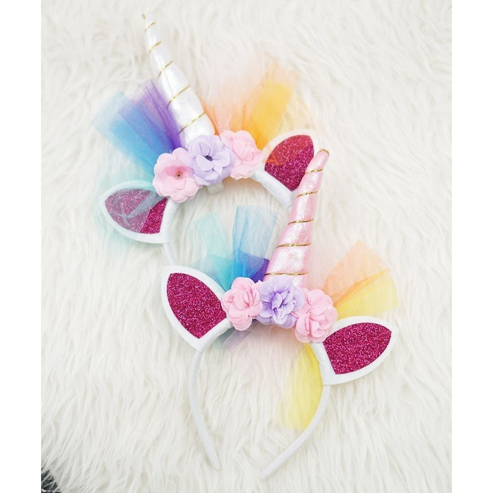 Unicorn Horn Girls Headband Image 1