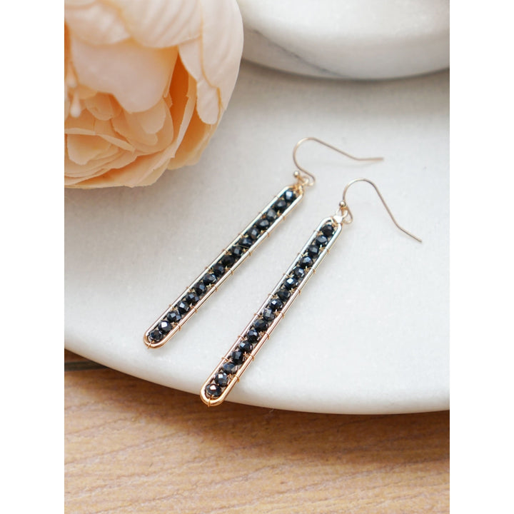 Seed Bead Dangle Earrings Image 1