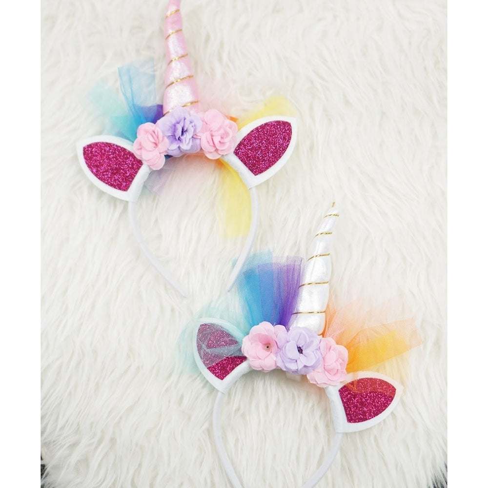 Unicorn Horn Girls Headband Image 2