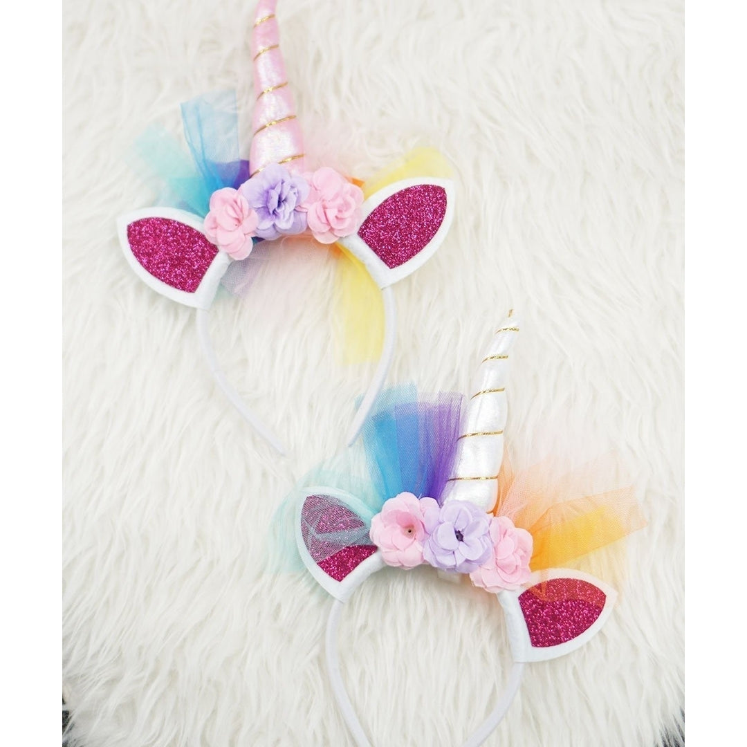 Unicorn Horn Girls Headband Image 2