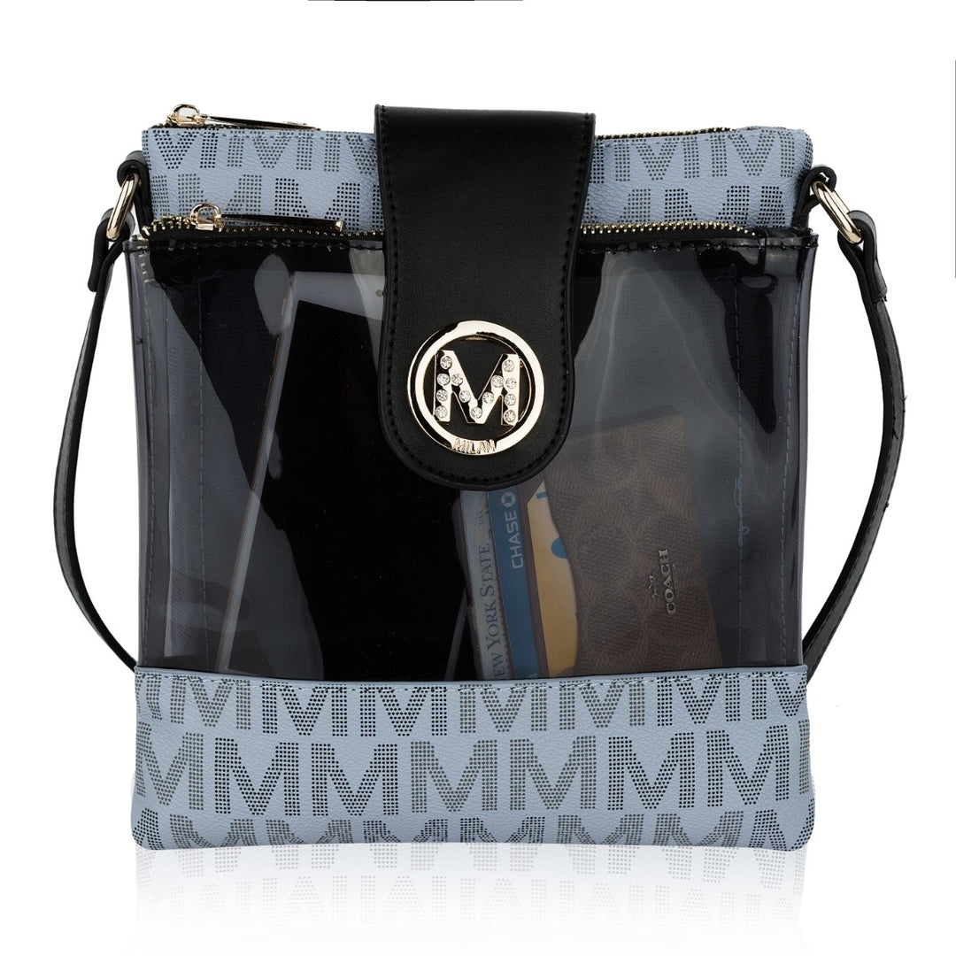 MKF Kemira Multi-Functional Shoulder M Signature Crossbody Handbag by Mia K. Image 1