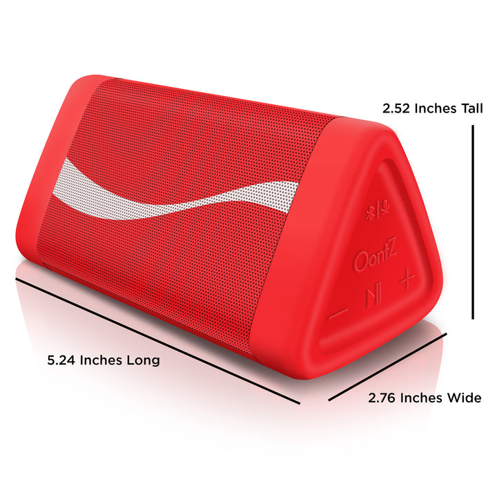 OontZ Angle 3 Coca-Cola Edition - Enhanced Stereo Bluetooth Speaker with Volume BoostBass Radiator100 Range Bluetooth Image 3