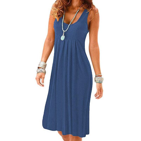 Tank Dress Pleated High Waist Dress Image 2