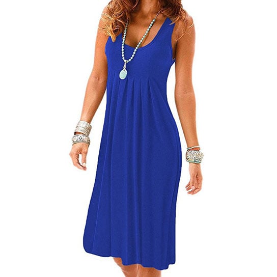 Tank Dress Pleated High Waist Dress Image 1