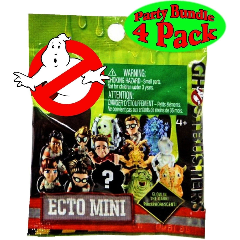 Ghostbusters Ecto Minis Surprise Bags 4pk Glow in Dark Ghosts Mystery Figures Mattel Image 2