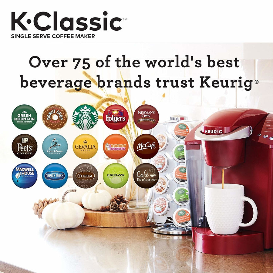 Keurig K-Classic K50 Single ServeK-Cup Pod Coffee MakerRhubarb Image 1