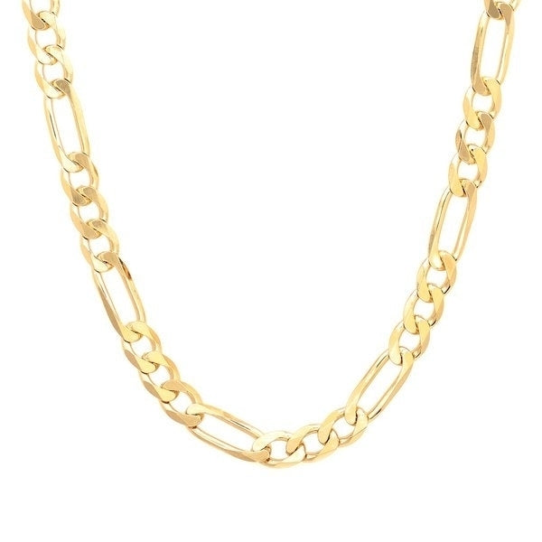 Gold Filled Italian 6mm Figaro Chain 24 Image 1