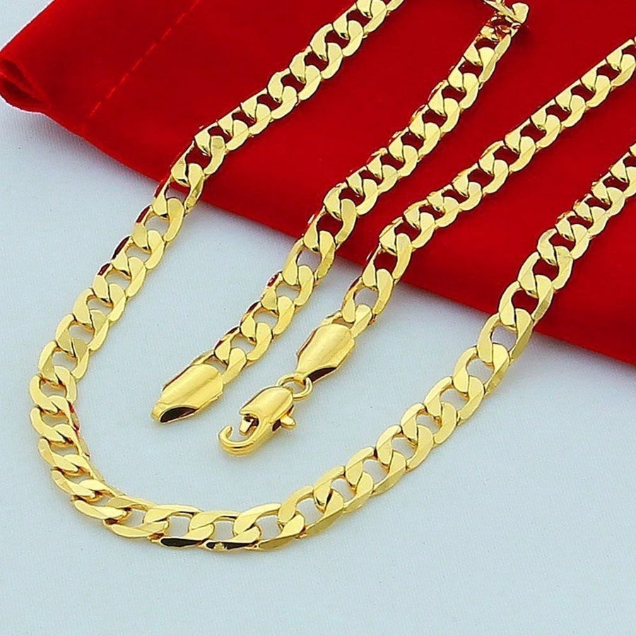 14k Yellow Gold Filled 24" inch Necklace Image 1