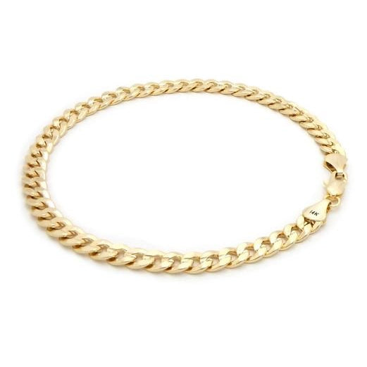18kt Gold Filled  Unisex cuban bracelet Image 1