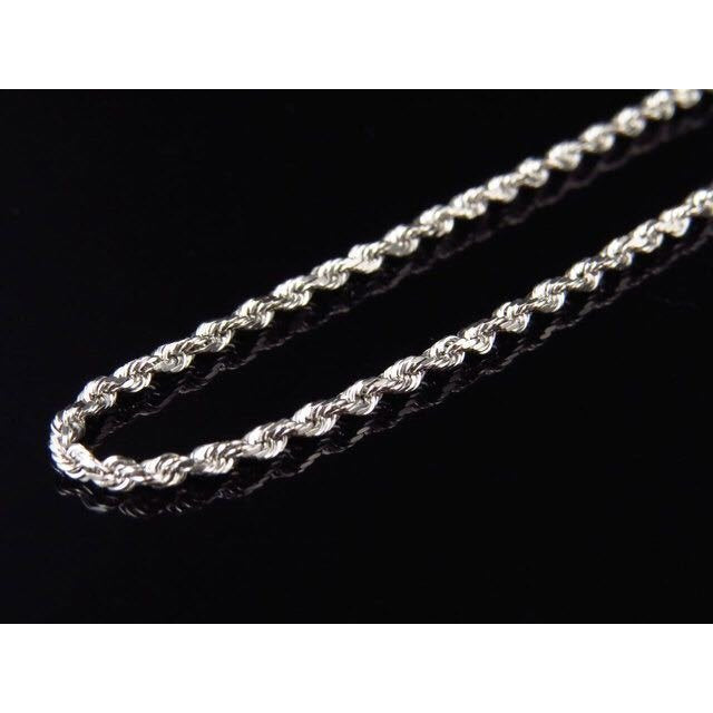 Silver PlatedNew Rope Chain 5mm 24" Necklace Image 2