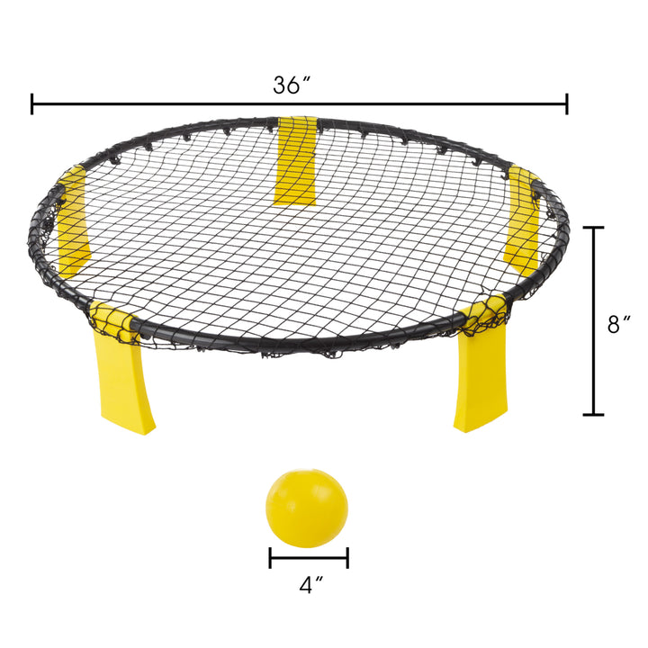 Battle Volleyball Outdoor Adjustable Roundnet Set for Kids and Adults Lightweight Image 2